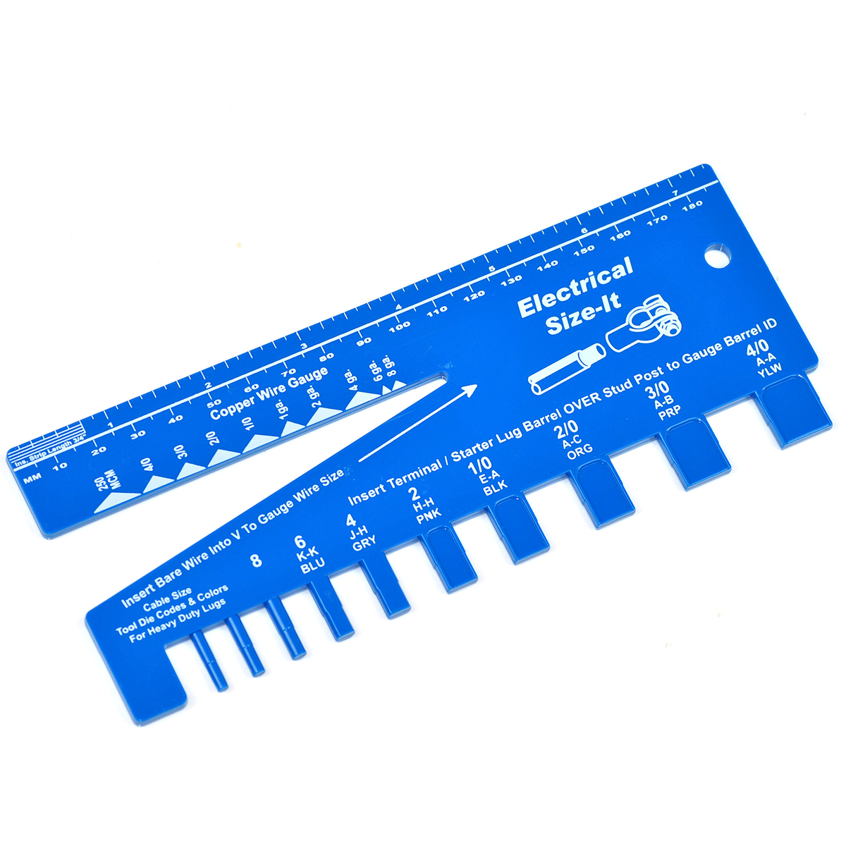 BoltSizeIt Electrical Terminal Gauge <br> (Wire, Cable & Lug Sizer)