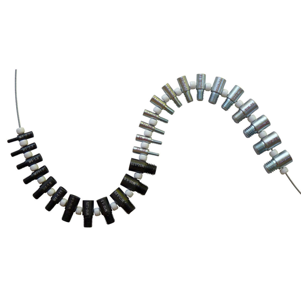 BoltSizeIt Combo Cable Thread Checker Tool <br> (Inch & Metric)