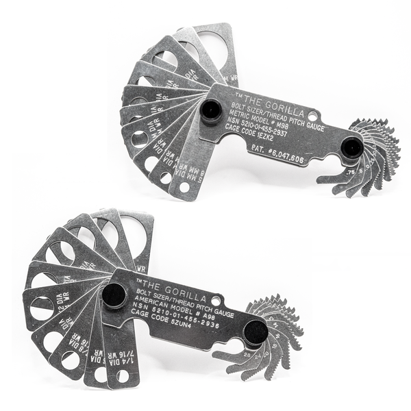 BoltSizeIt Tri-Gauge Combo Set <br> (Metric & Standard)